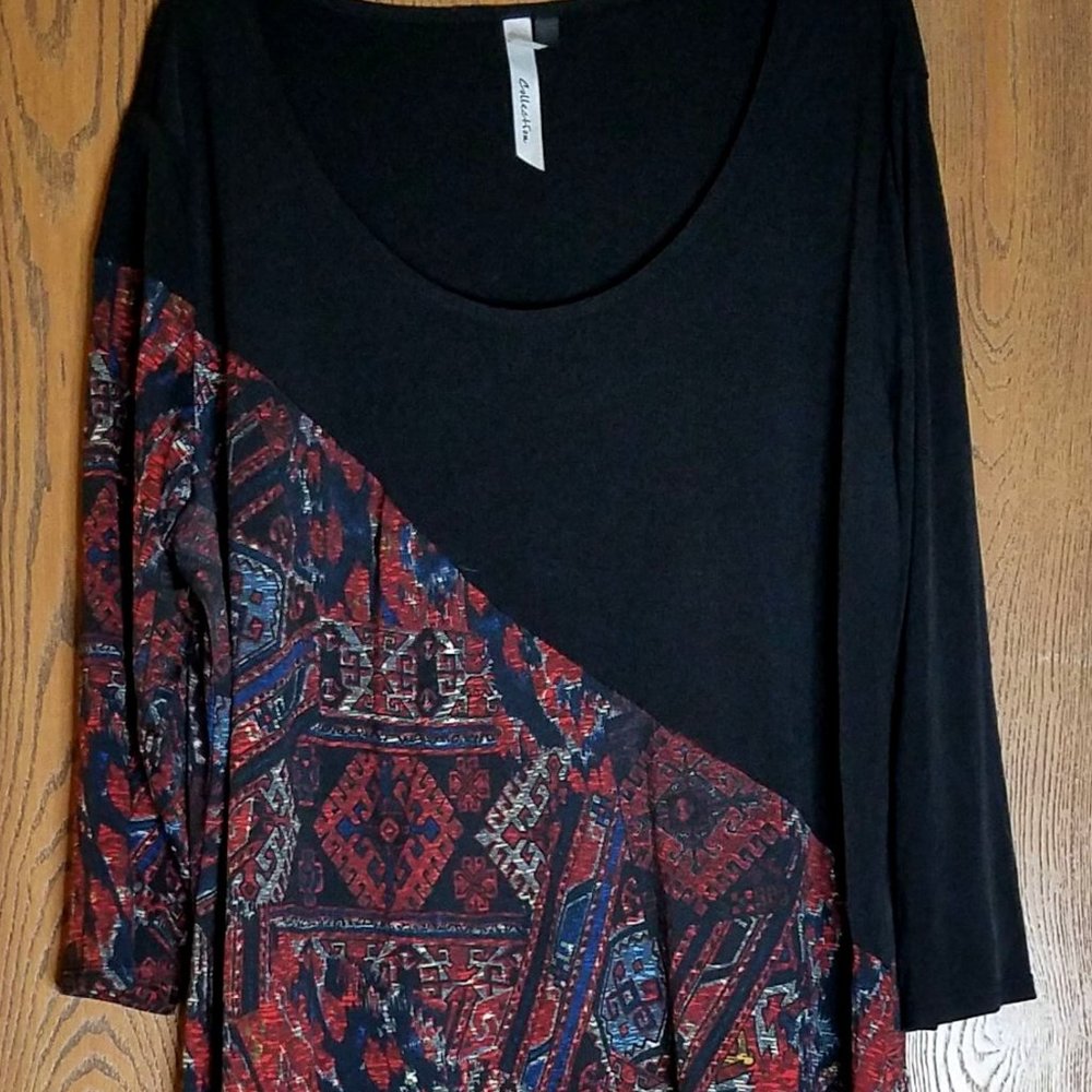 Asymmetrical NY Collection Geometric Tunic